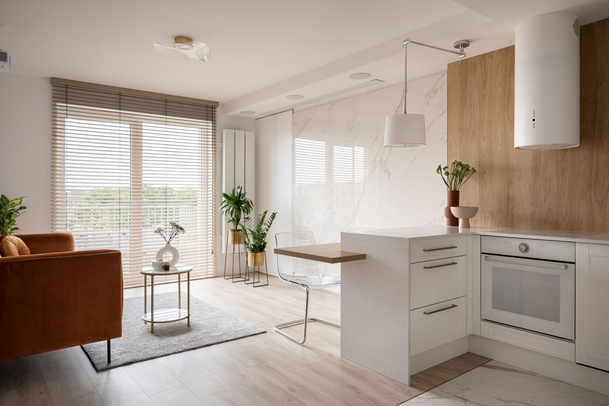 Cozinha de um apartamento