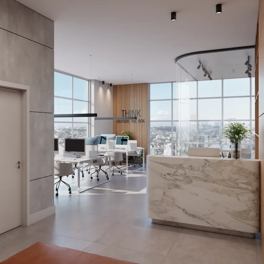 Sala Comercial para Alugar no Centro de Chapecó com 61m² e V